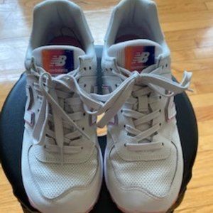 womens new balance 574 outer glow athletic shoe